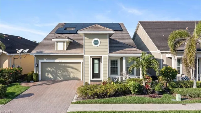 front view of house with a yard