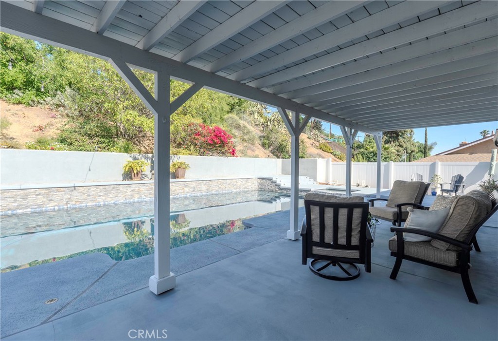 5481 Peacock Lane Riverside, CA 92505 - Photo 47 of 69 a view of porch with seating area