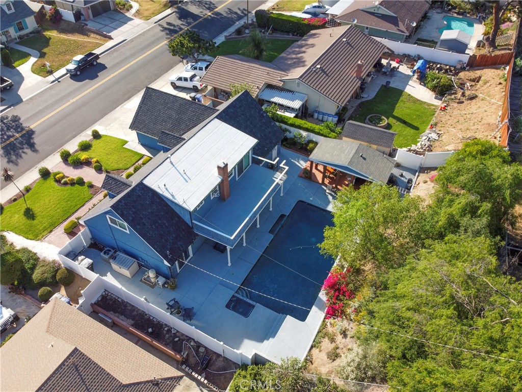 5481 Peacock Lane Riverside, CA 92505 - Photo 64 of 69 an aerial view of a house with a yard
