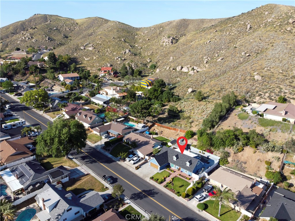 5481 Peacock Lane Riverside, CA 92505 - Photo 66 of 69 an aerial view of residential houses and outdoor space