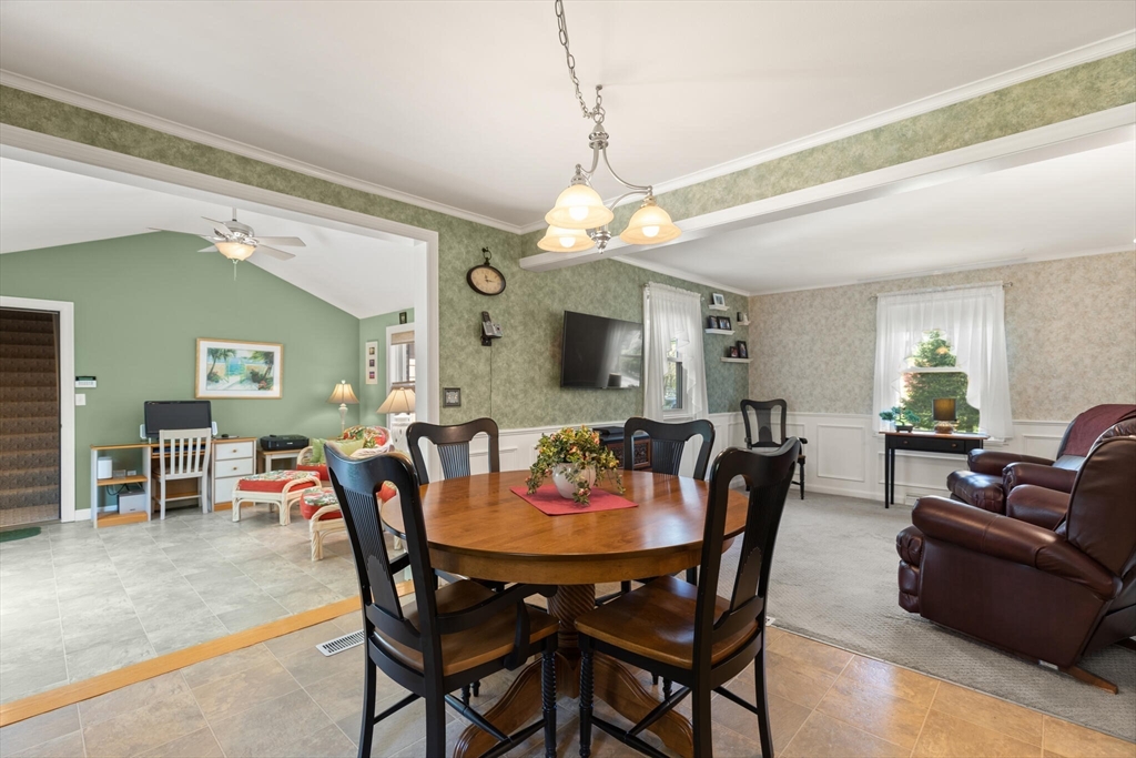 25 Bellflower Road Billerica, MA 01821 - Photo 19 of 40 a view of a dining room with furniture and wooden floor