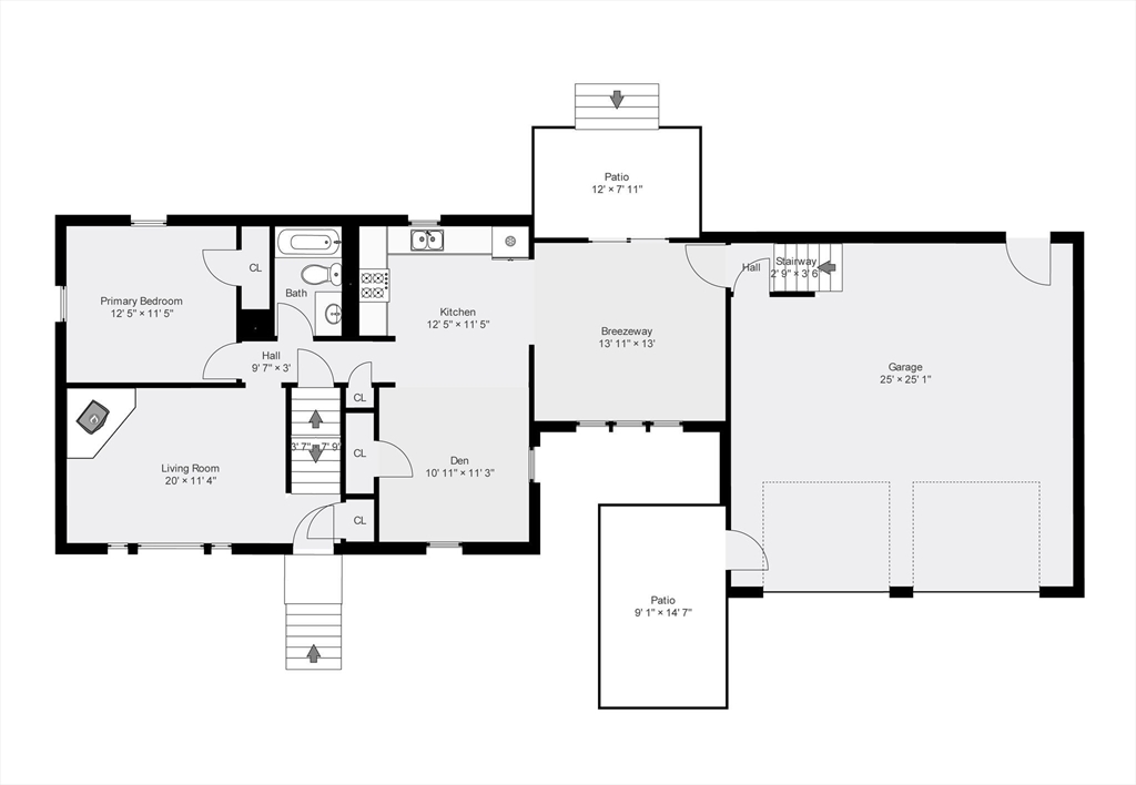 25 Bellflower Road Billerica, MA 01821 - Photo 38 of 40 a picture of floor plan