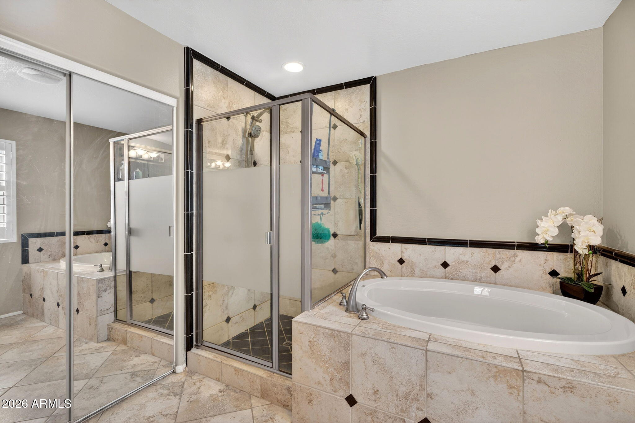 1729 South Reseda Street Gilbert, AZ 85295 - Photo 34 of 52 a bathroom with a bathtub and a shower