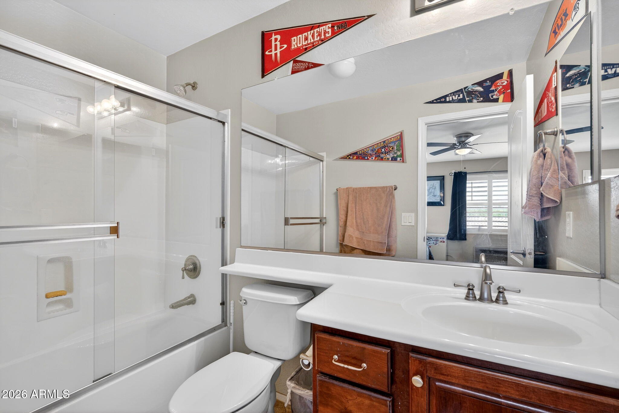 1729 South Reseda Street Gilbert, AZ 85295 - Photo 41 of 52 a bathroom with a sink a toilet and shower
