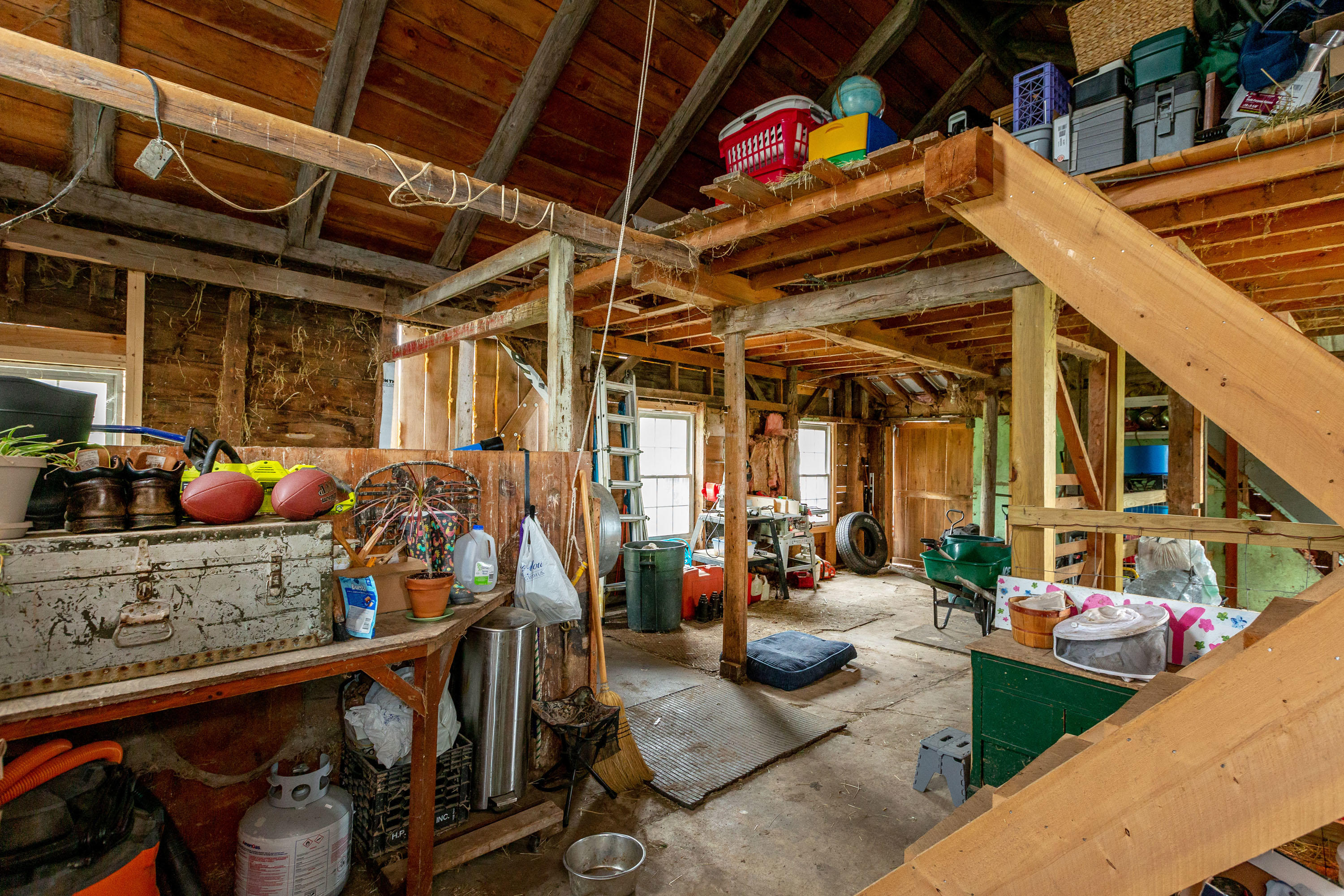 128 Fish Meadow Road Livermore, ME 04253 - Photo 83 of 86 Inside barn
