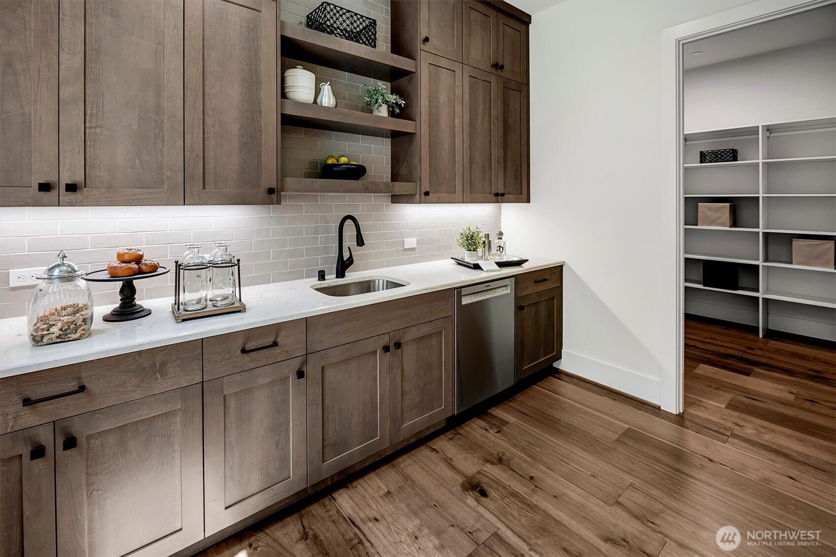43592 Southeast 145th Street North Bend, WA 98045 - Photo 12 of 22 a kitchen with a sink and cabinets