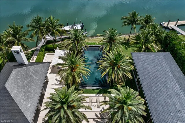a view of a palm trees in front of a house