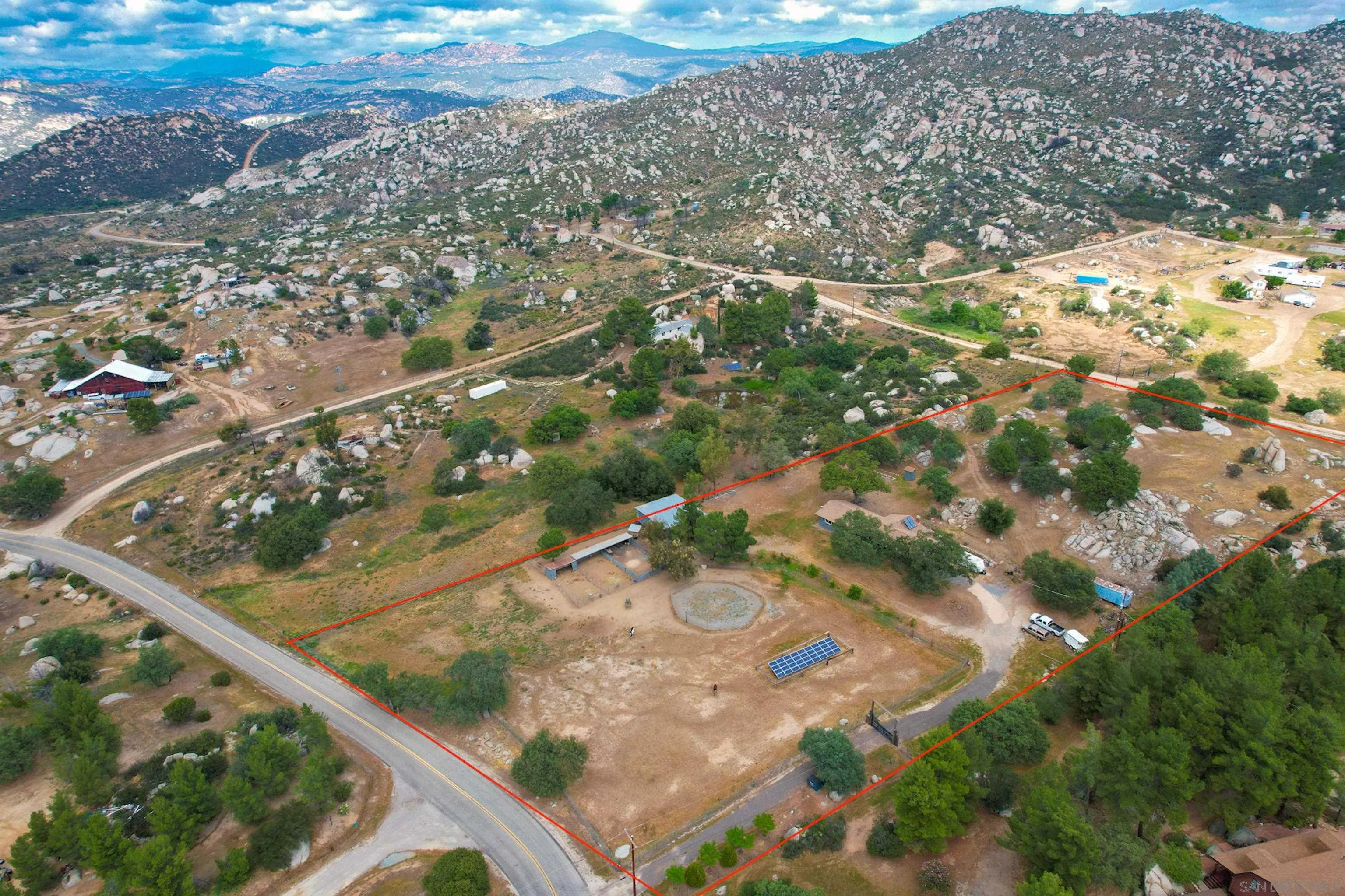 1541 Round Potrero Road Potrero, CA 91963 - Photo 31 of 32 Aerial View