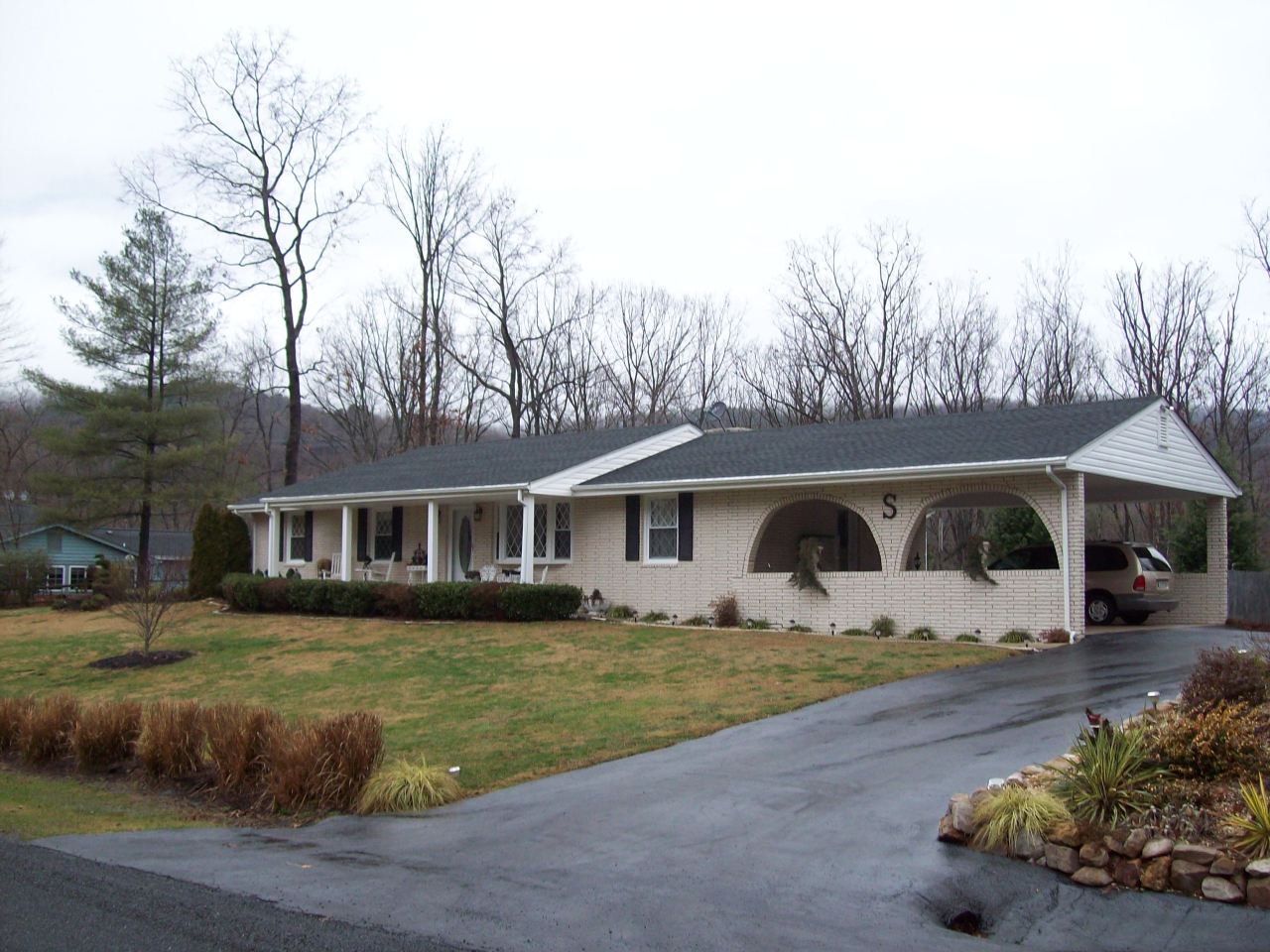 356 Pin Oak Drive Blue Ridge, VA 24064 - Photo 15 of 38 Another Front View w/Carport