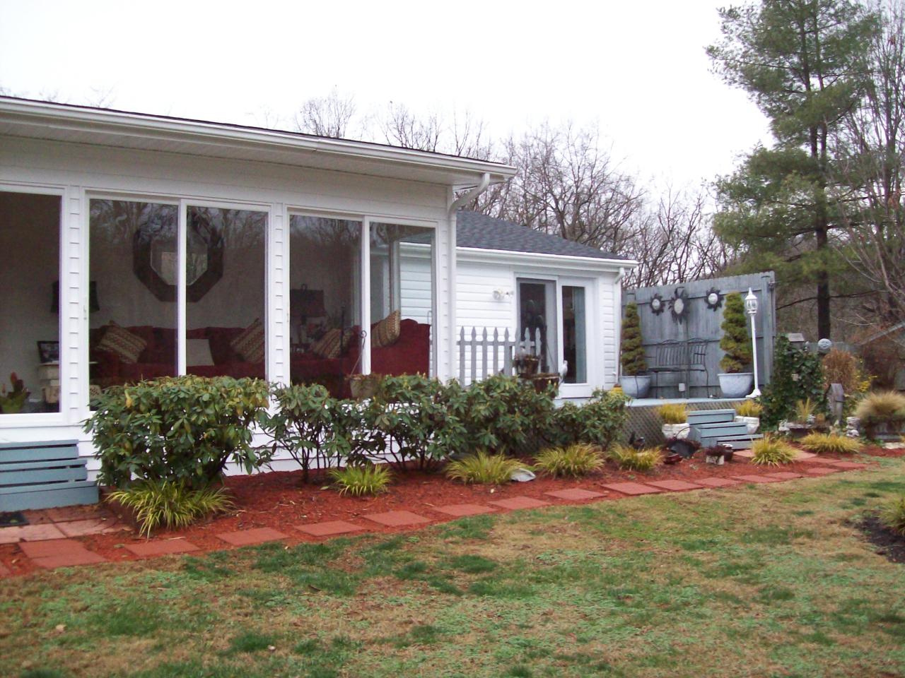 356 Pin Oak Drive Blue Ridge, VA 24064 - Photo 34 of 38 Rear View of Sunroom and Deck
