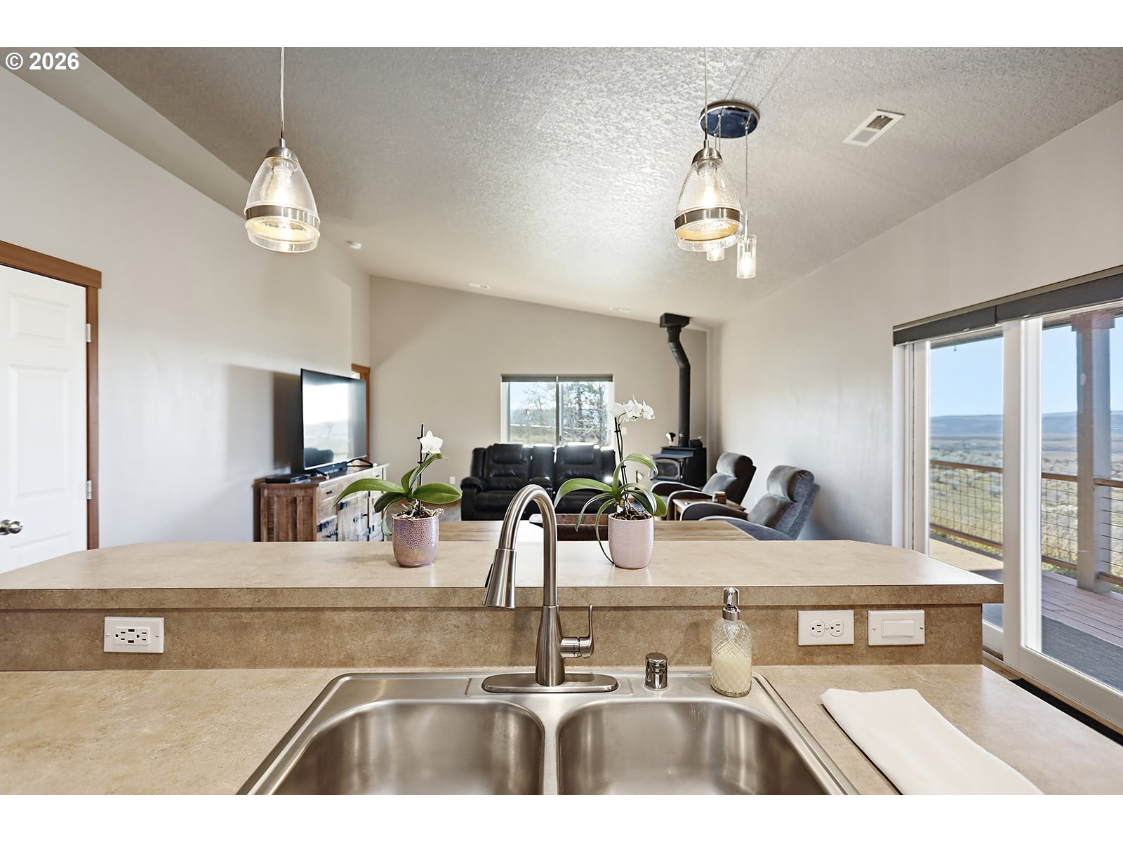 206 Old Mountain Road Goldendale, WA 98620 - Photo 13 of 46 a view of a living room and dining room
