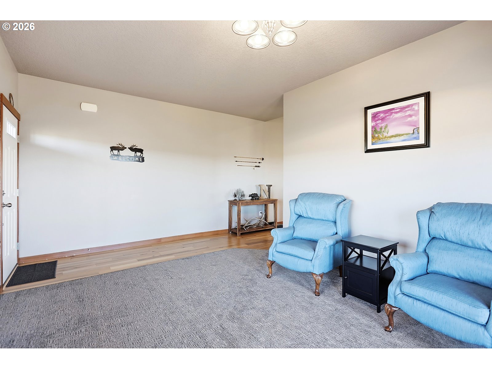 206 Old Mountain Road Goldendale, WA 98620 - Photo 10 of 46 a living room with furniture and wooden floor