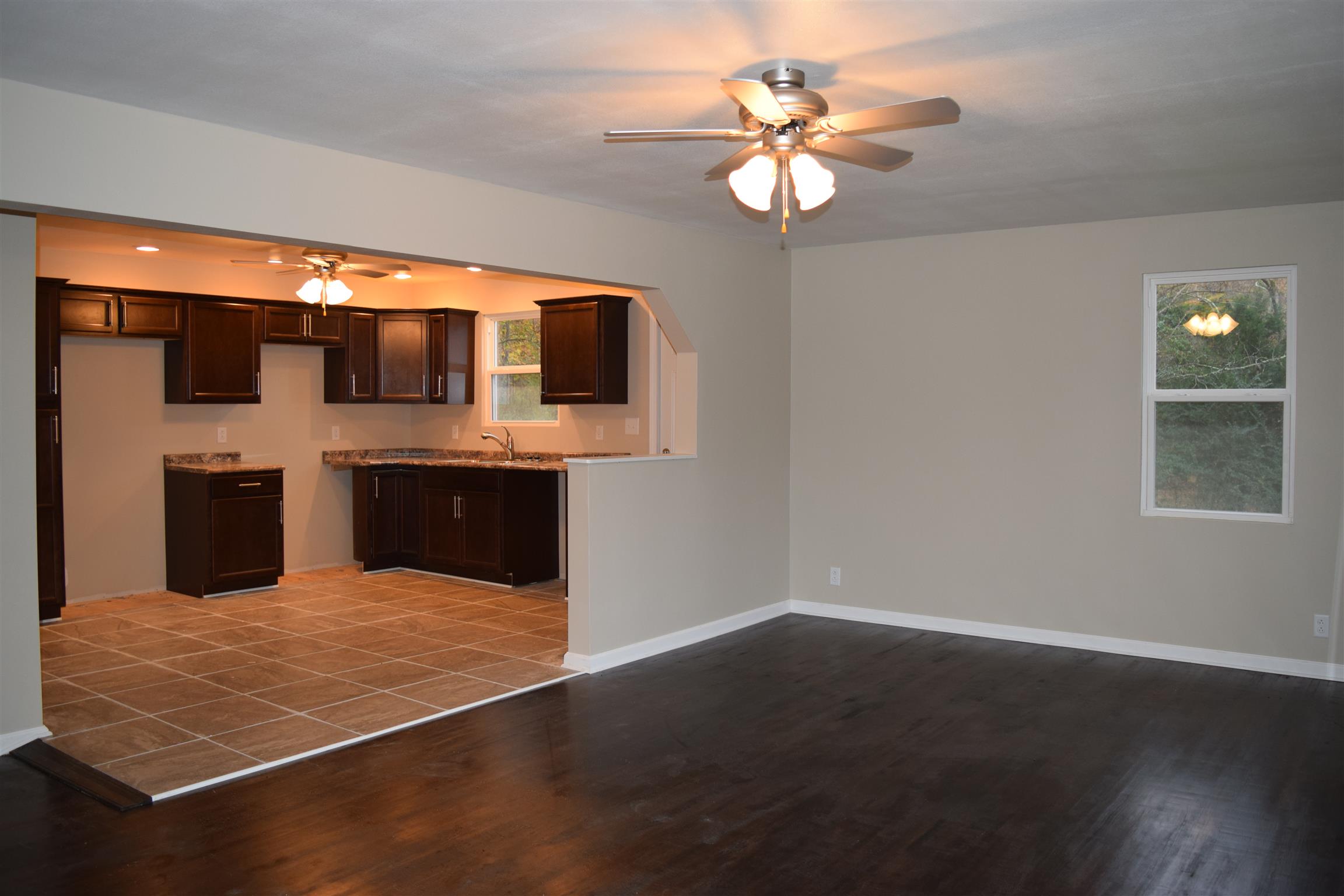 1960 Bumpus Mills Road Dover, TN 37058 - Photo 5 of 10 Livingroom opened up into the kitchen.