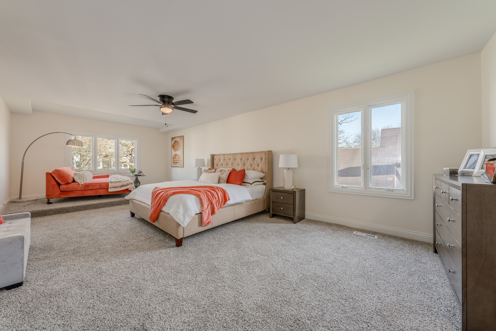 3664 Edward Drive Crete, IL 60417 - Photo 13 of 30 a spacious bedroom with a bed and a cabinets