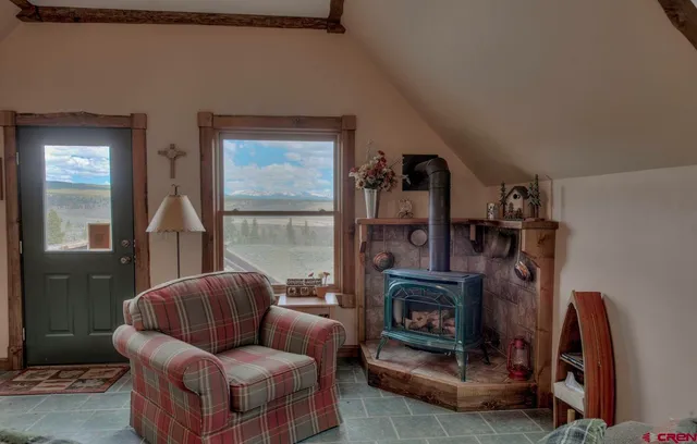a kitchen with a refrigerator and a sink