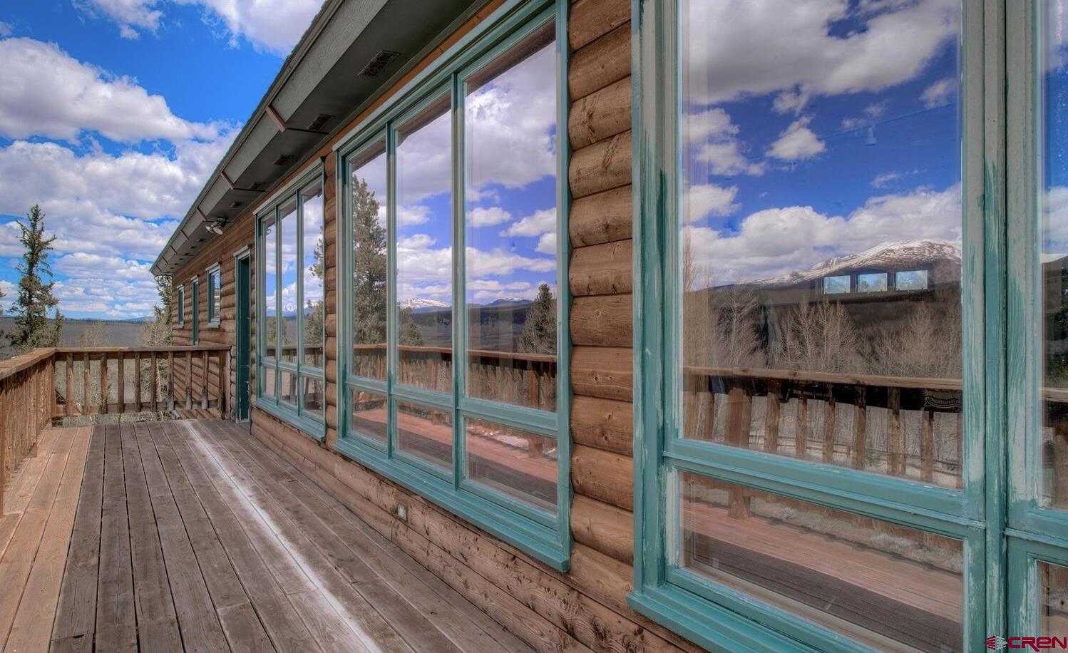 1499 Lake County Road Twin Lakes, CO 81251 - Photo 30 of 37 a view of balcony with wooden floor