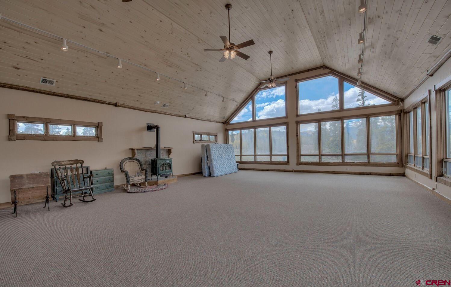 1499 Lake County Road Twin Lakes, CO 81251 - Photo 32 of 37 a view of an empty room with windows