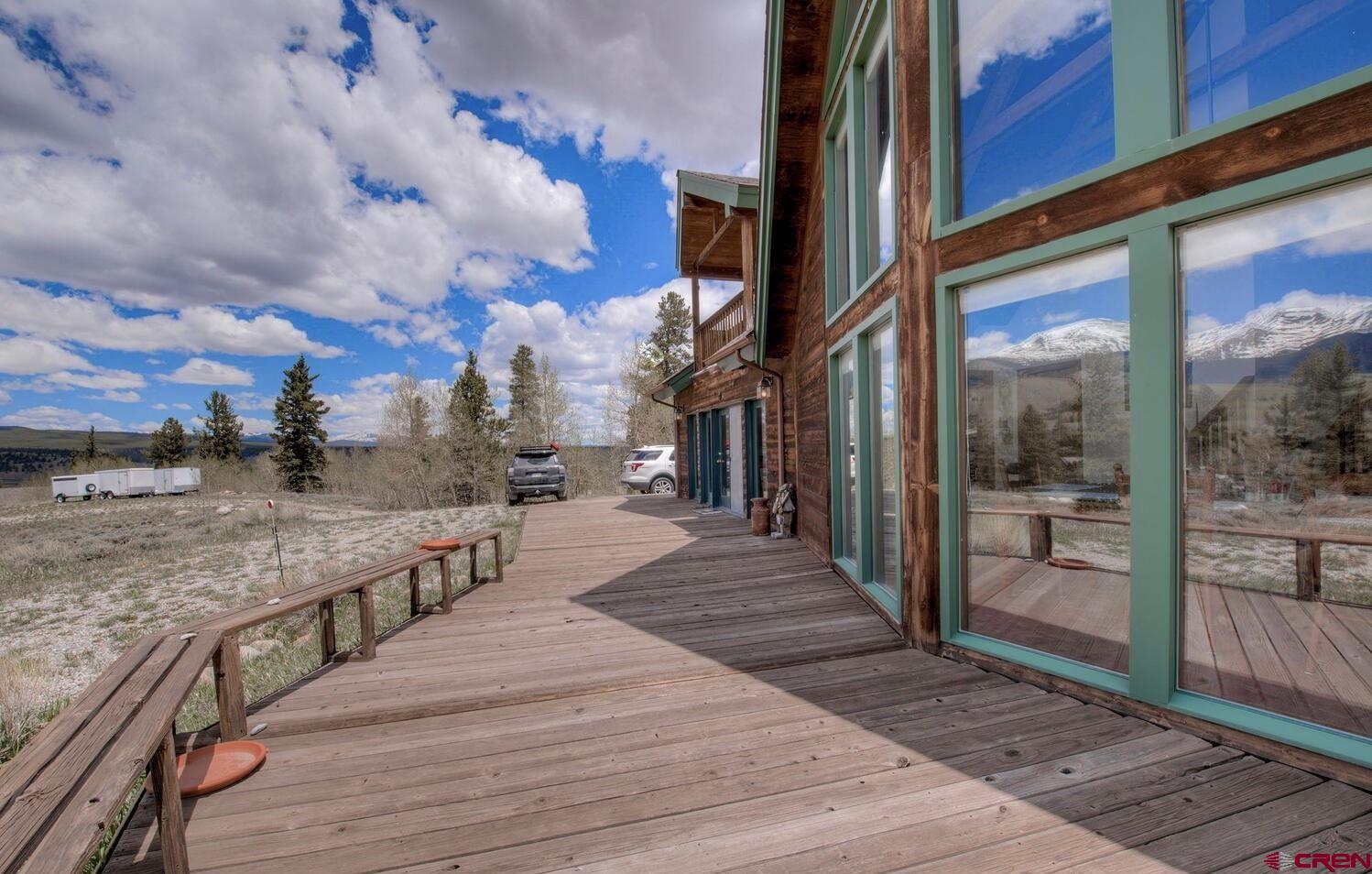 1499 Lake County Road Twin Lakes, CO 81251 - Photo 5 of 37 a view of a patio with a yard
