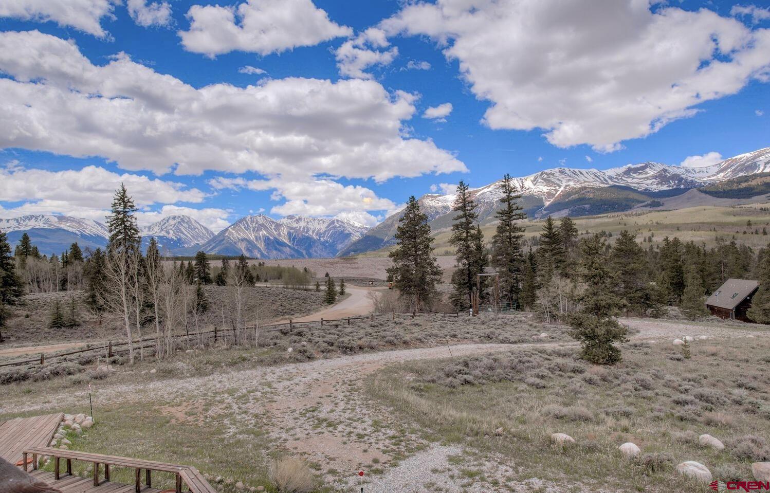 1499 Lake County Road Twin Lakes, CO 81251 - Photo 9 of 37 a view of a dry yard with trees