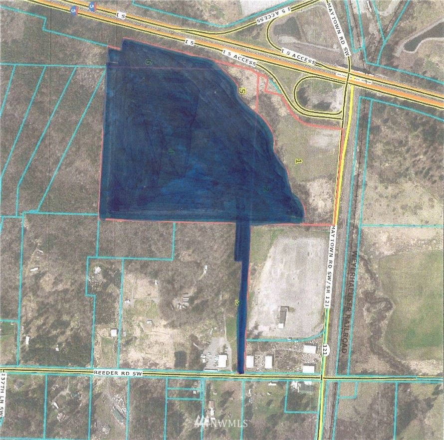 13305 Reeder Road Southwest Tenino, WA 98589 - Photo 3 of 3 a bathroom with a glass shower door