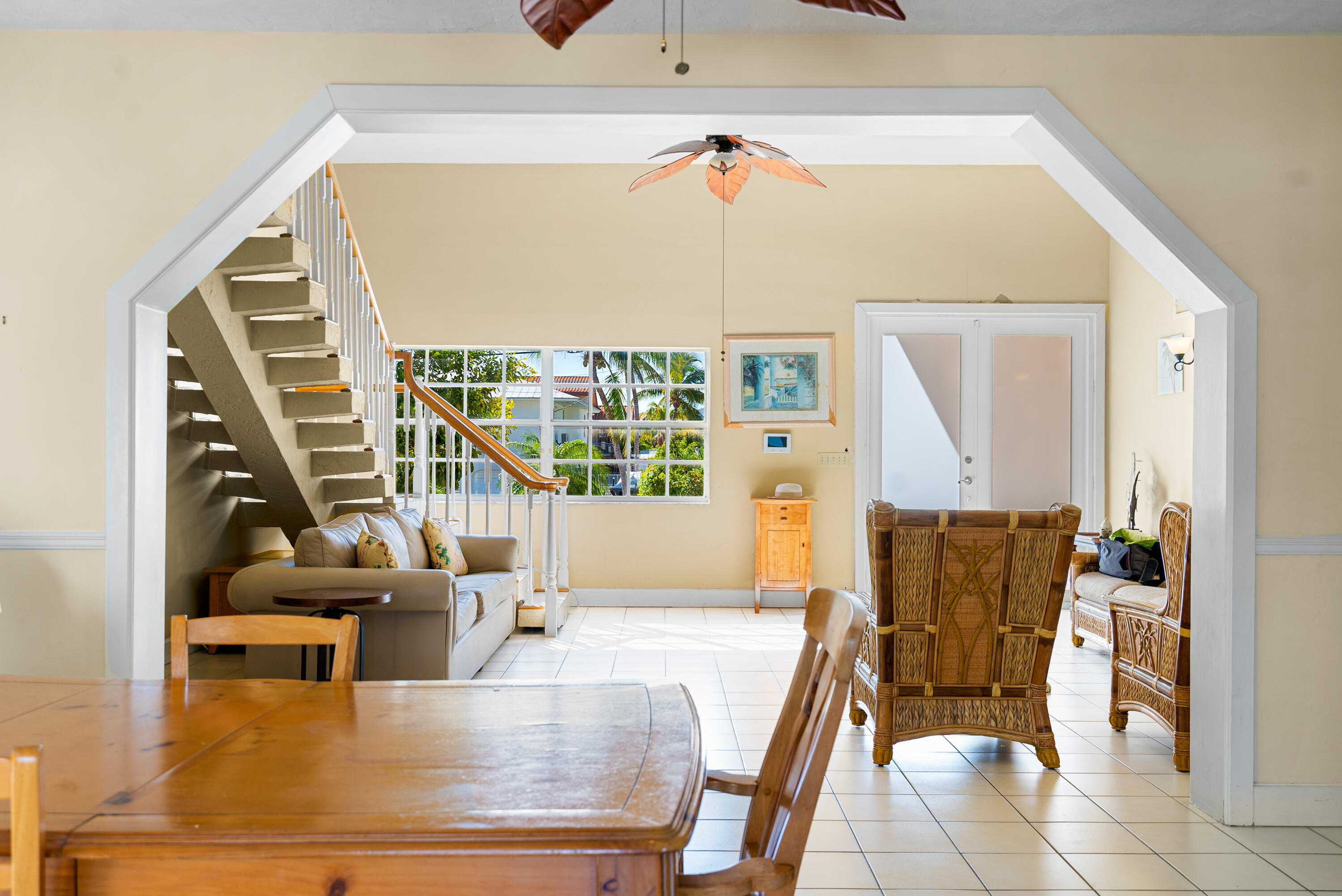 239 Atlantic Boulevard Key Largo, FL 33037 - Photo 7 of 50 a view of living room with furniture and large windows