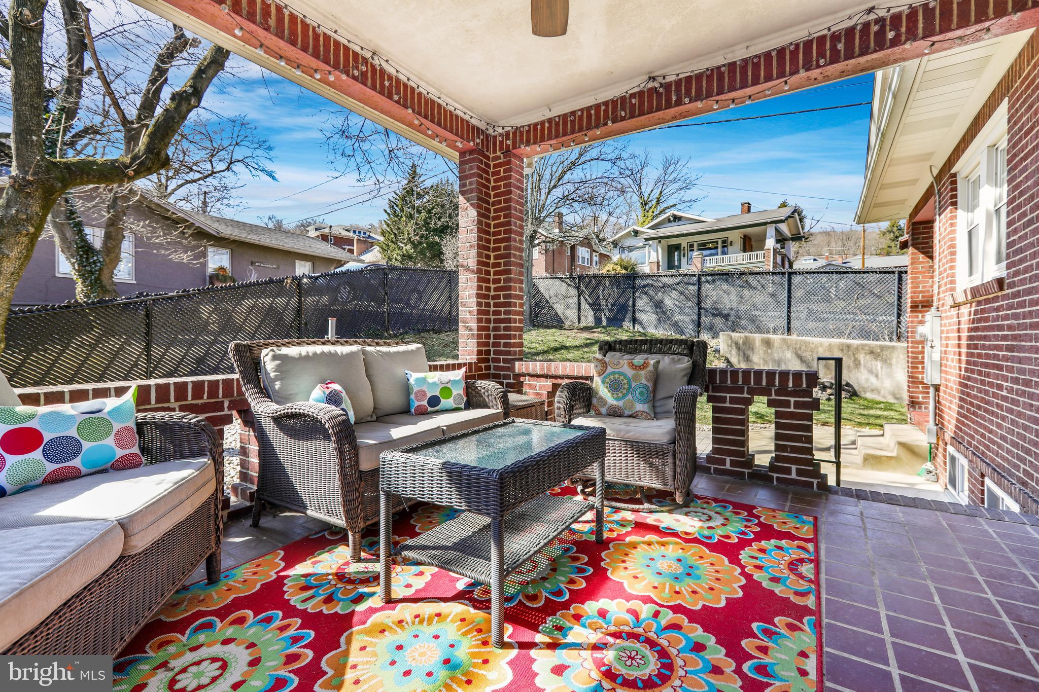 803 Buckingham Road Cumberland, MD 21502 - Photo 23 of 31 Covered Patio off Dining Room