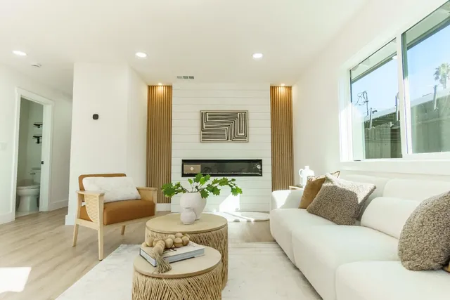 a view of a house with a street