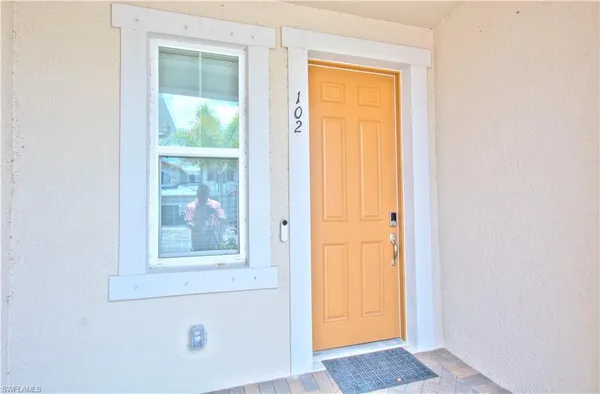 a view of front door