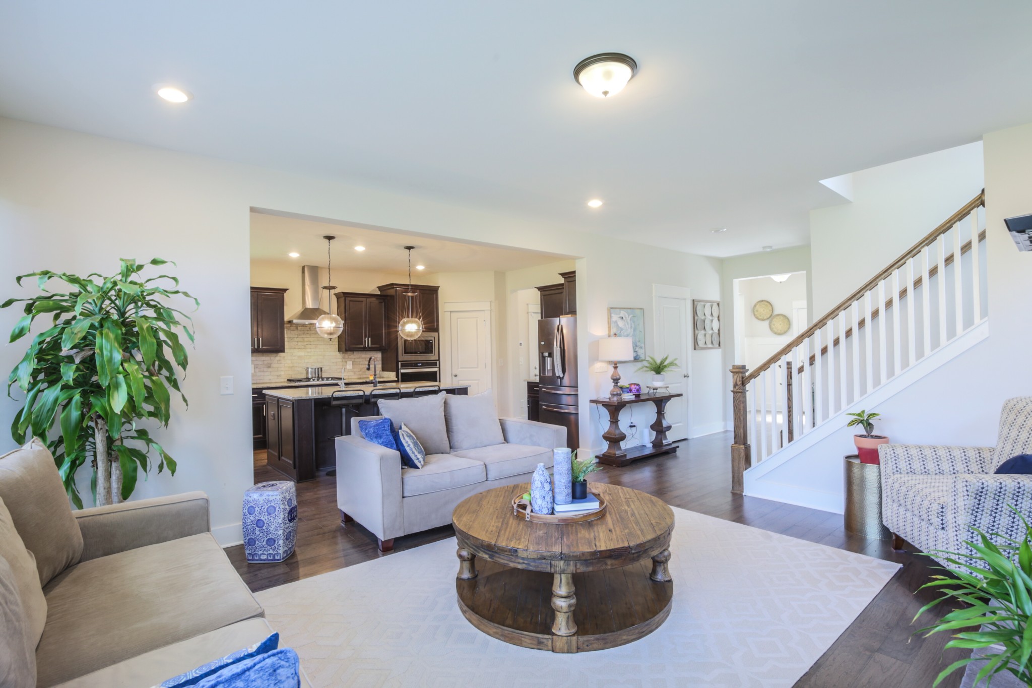 619 Beamon Drive Franklin, TN 37064 - Photo 12 of 43 a living room with fireplace furniture and a flat screen tv