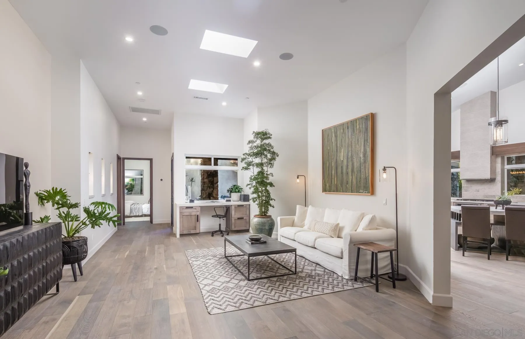 1240 Berryman Canyon Encinitas, CA 92024 - Photo 17 of 66 a living room with furniture potted plant and a window