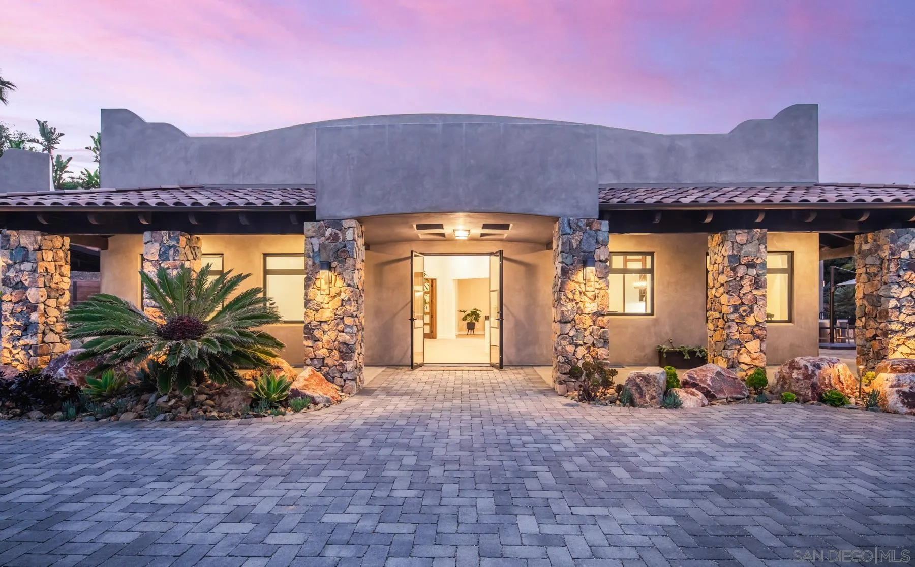 1240 Berryman Canyon Encinitas, CA 92024 - Photo 58 of 66 a front view of a house with a outdoor space
