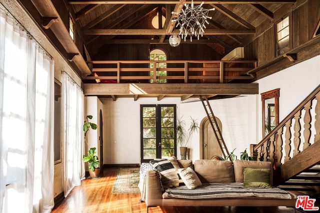 a very nice looking room with a large window