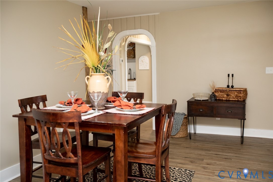 3153 West 3rd Street Farmville, VA 23901 - Photo 11 of 63 a view of a dining room with furniture and wooden floor