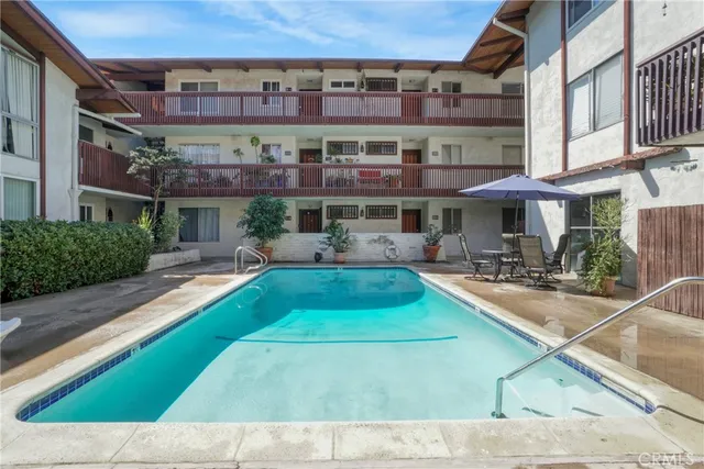 a view of a house with a swimming pool