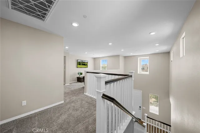 a view of a hallway with interior of the house