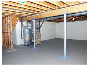 a view of under construction room and staircase