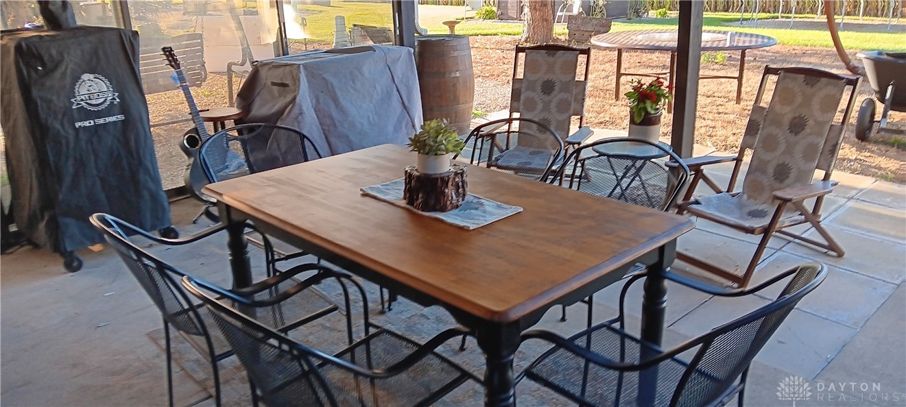 4790 Grubbs-Rex Road Arcanum, OH 45304 - Photo 18 of 41 Outdoor kitchen seating area