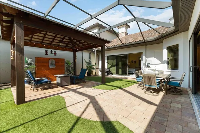 an aerial view of a city with lots of residential buildings