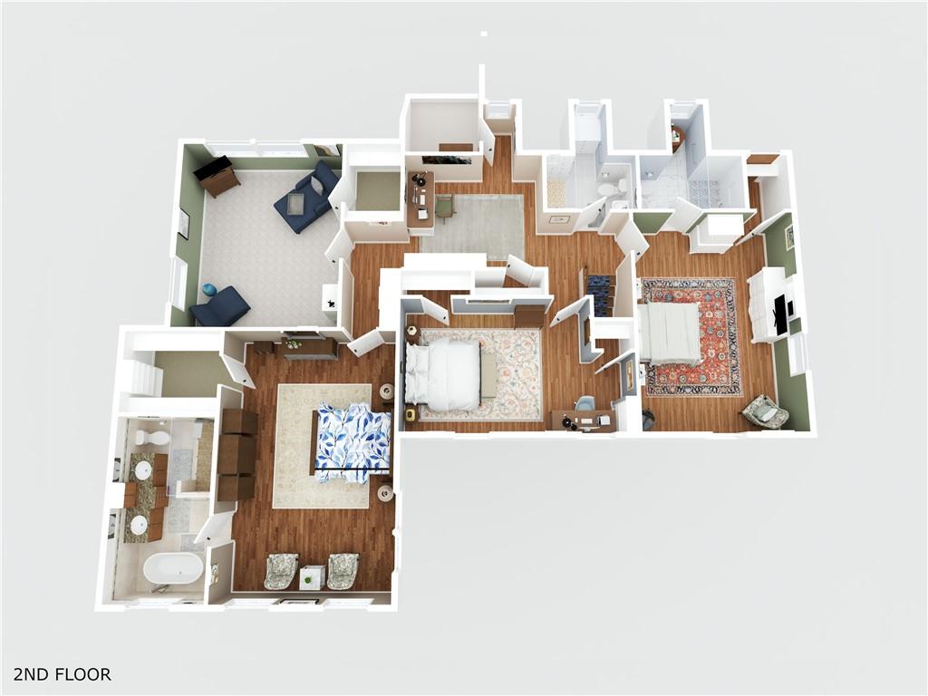 1805 Kent Road Pittsburgh, PA 15241 - Photo 22 of 50 Upper Level Rendering