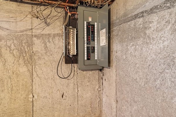 189 Brook Street Clinton, MA 01510 - Photo 27 of 29 a bathroom with a granite countertop shower and a mirror