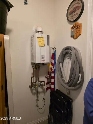 a view of storage and utility room