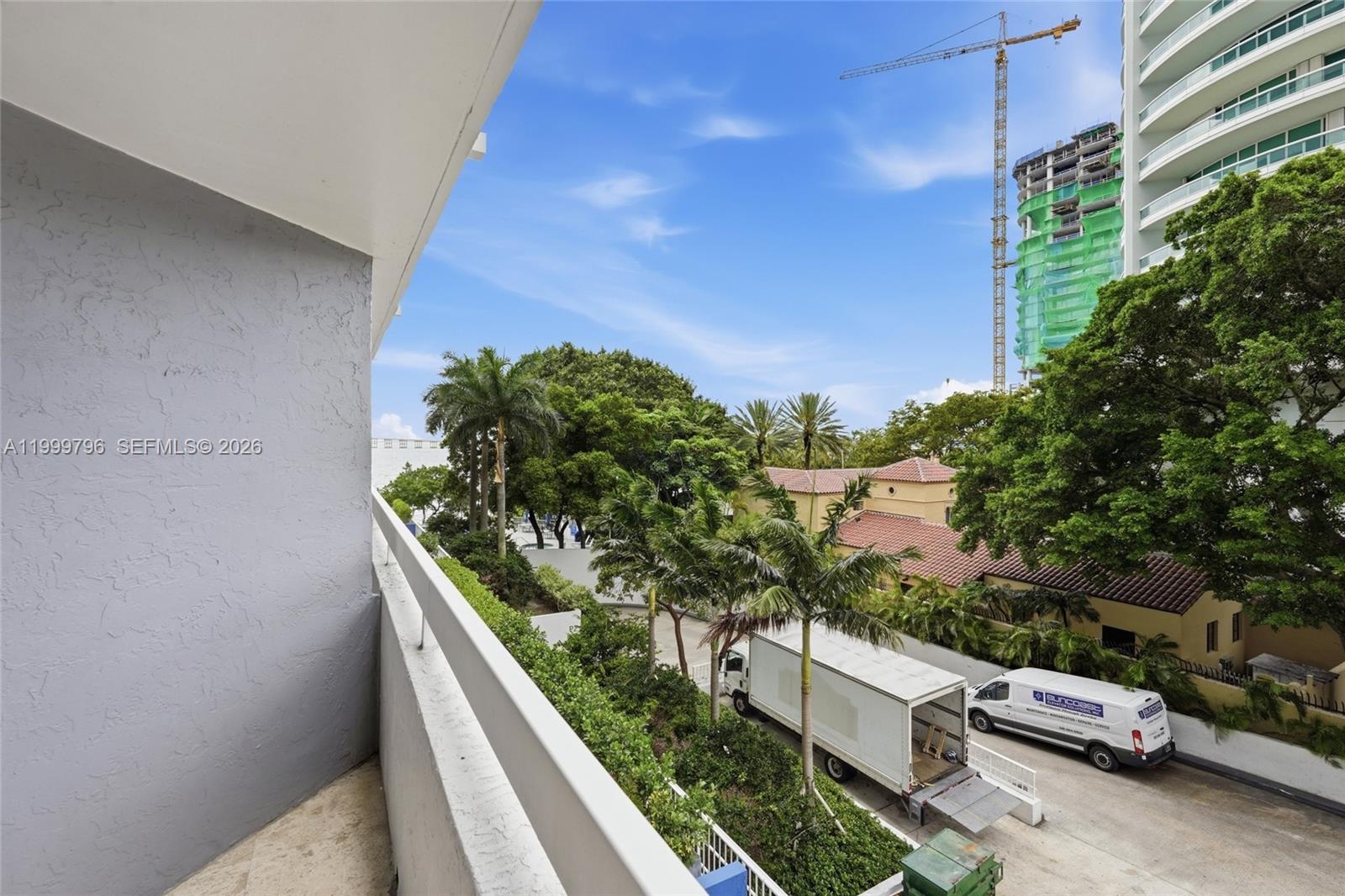 1627 Brickell Avenue, Unit 603 Miami, FL 33129 - Photo 16 of 29 a view of balcony with furniture