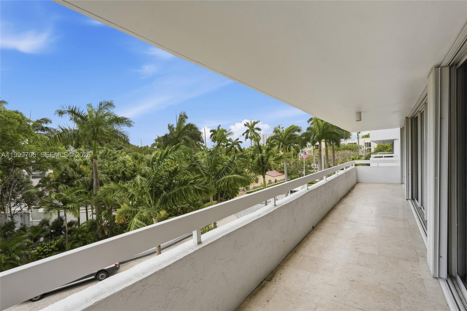 1627 Brickell Avenue, Unit 603 Miami, FL 33129 - Photo 29 of 29 a view of a balcony with an outdoor space