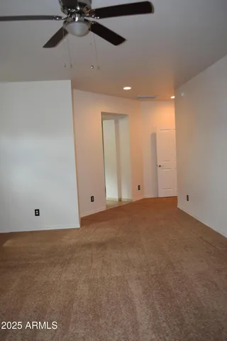 a view of an empty room