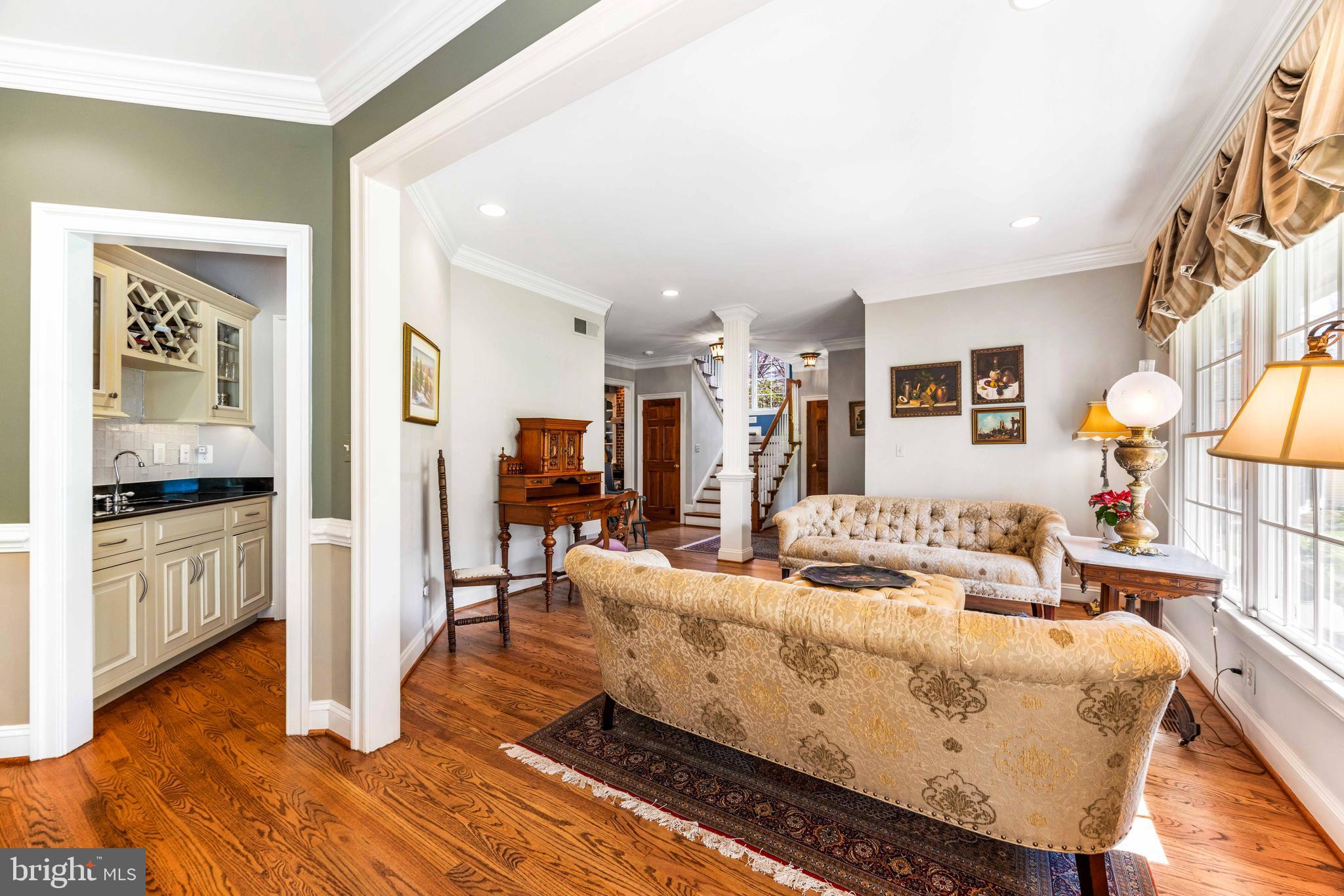 1402 Magers Landing Road Monkton, MD 21111 - Photo 10 of 64 a living room with furniture and a kitchen view
