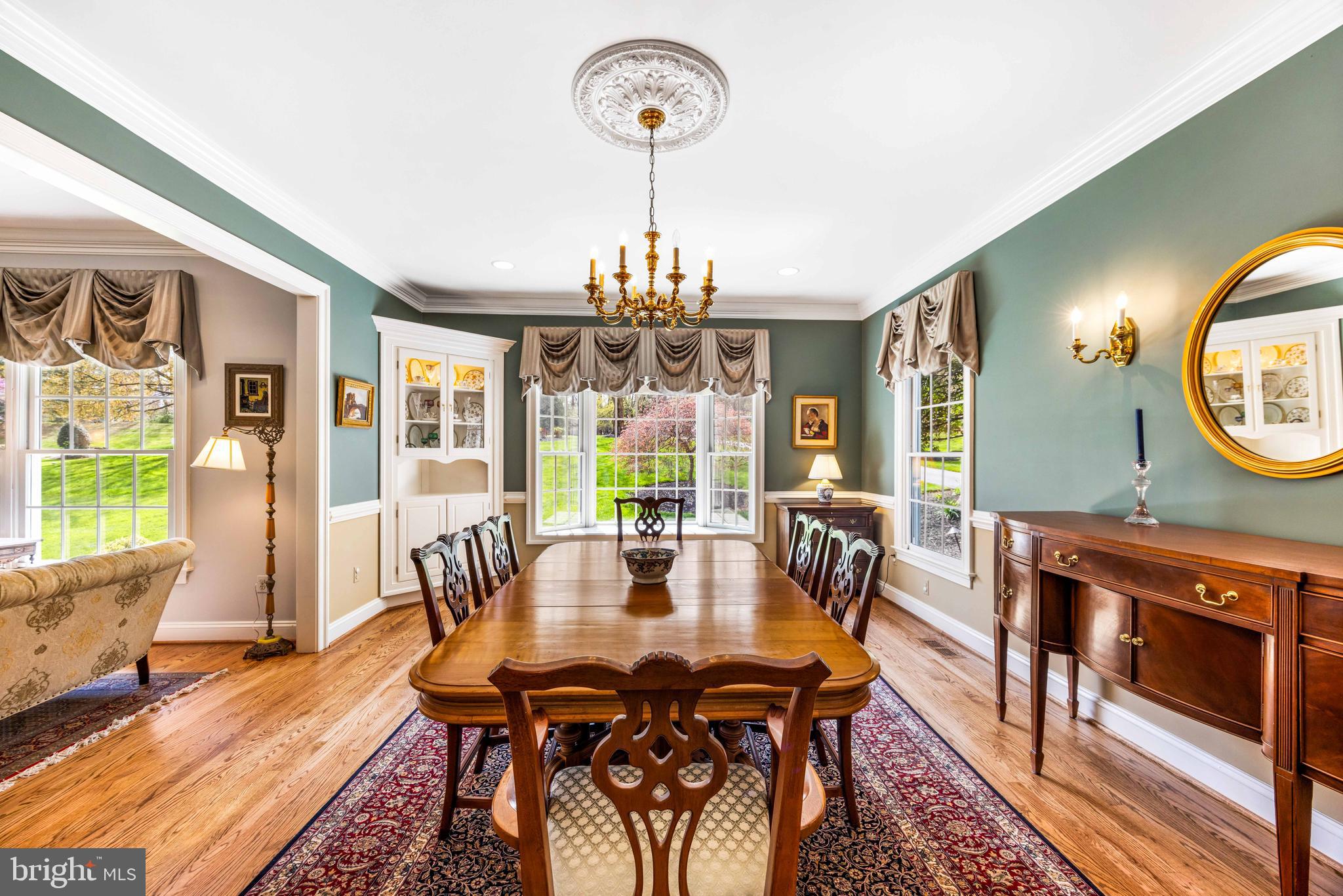 1402 Magers Landing Road Monkton, MD 21111 - Photo 11 of 64 a view of a dining room with furniture window and wooden floor