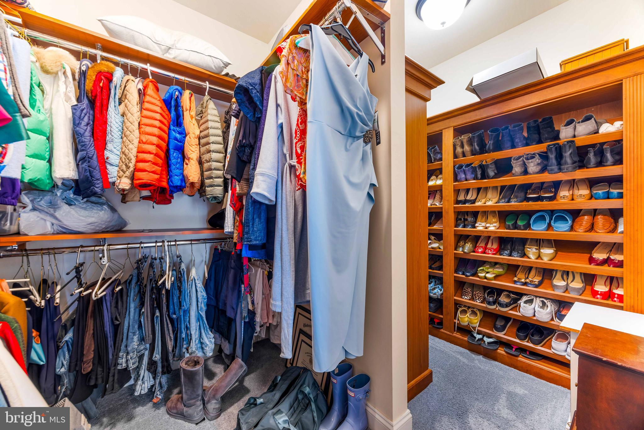 1402 Magers Landing Road Monkton, MD 21111 - Photo 32 of 64 a view of walk in closet with clothes and shoes
