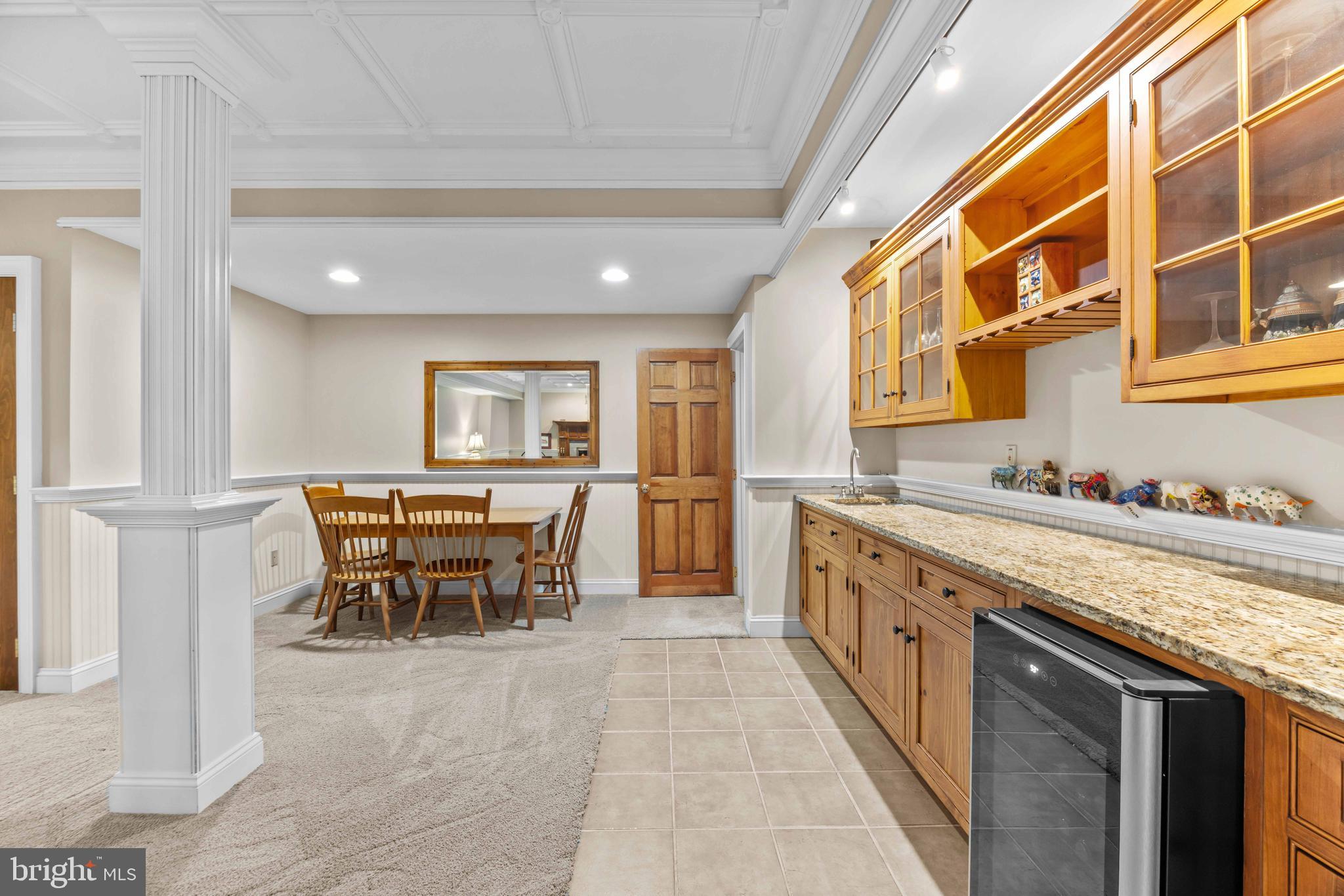 1402 Magers Landing Road Monkton, MD 21111 - Photo 46 of 64 a spacious bathroom with a granite countertop sink and a large mirror