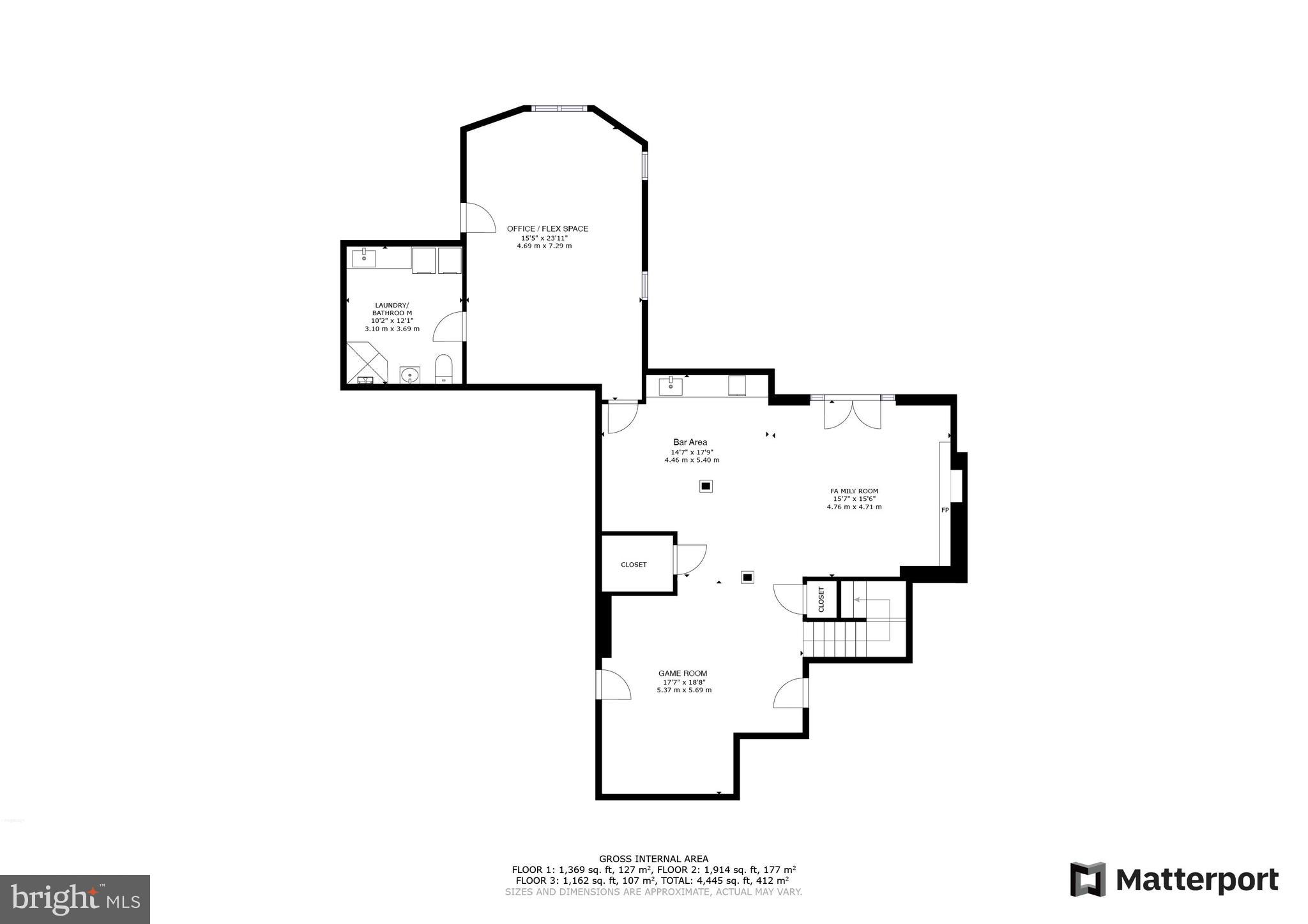 1402 Magers Landing Road Monkton, MD 21111 - Photo 63 of 64 Lower Level Floor Plan