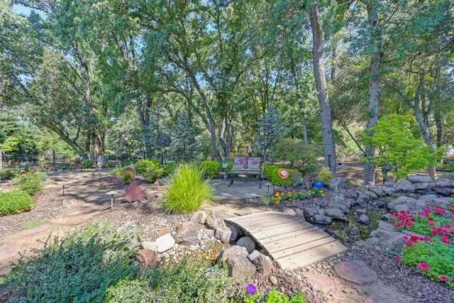 a view of outdoor space and garden